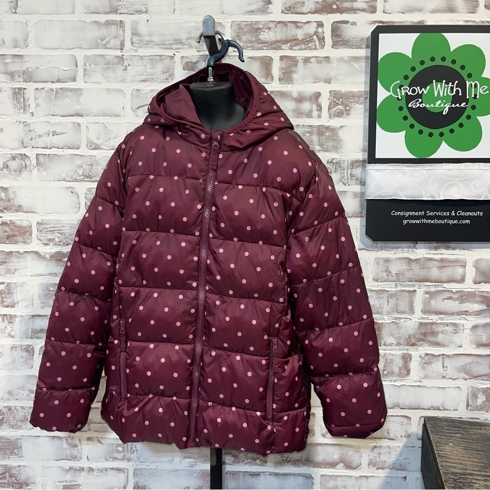 There about Polka Dot Puffer coat youth 16